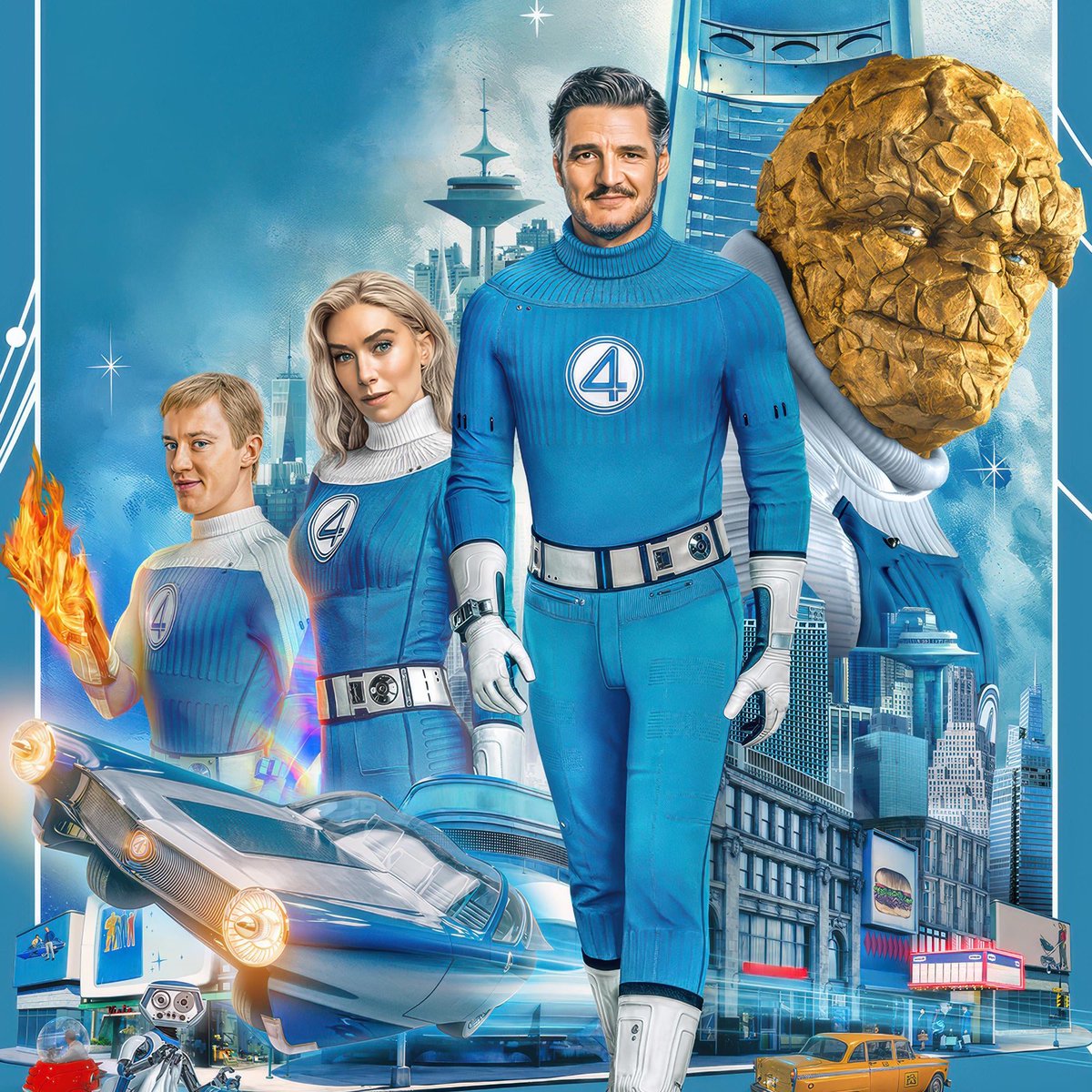 OneTakeNews's tweet image. #TheFantasticFour opens to a score of 88% on Rotten Tomatoes
It’s the highest-rated #FantasticFour movie EVER.