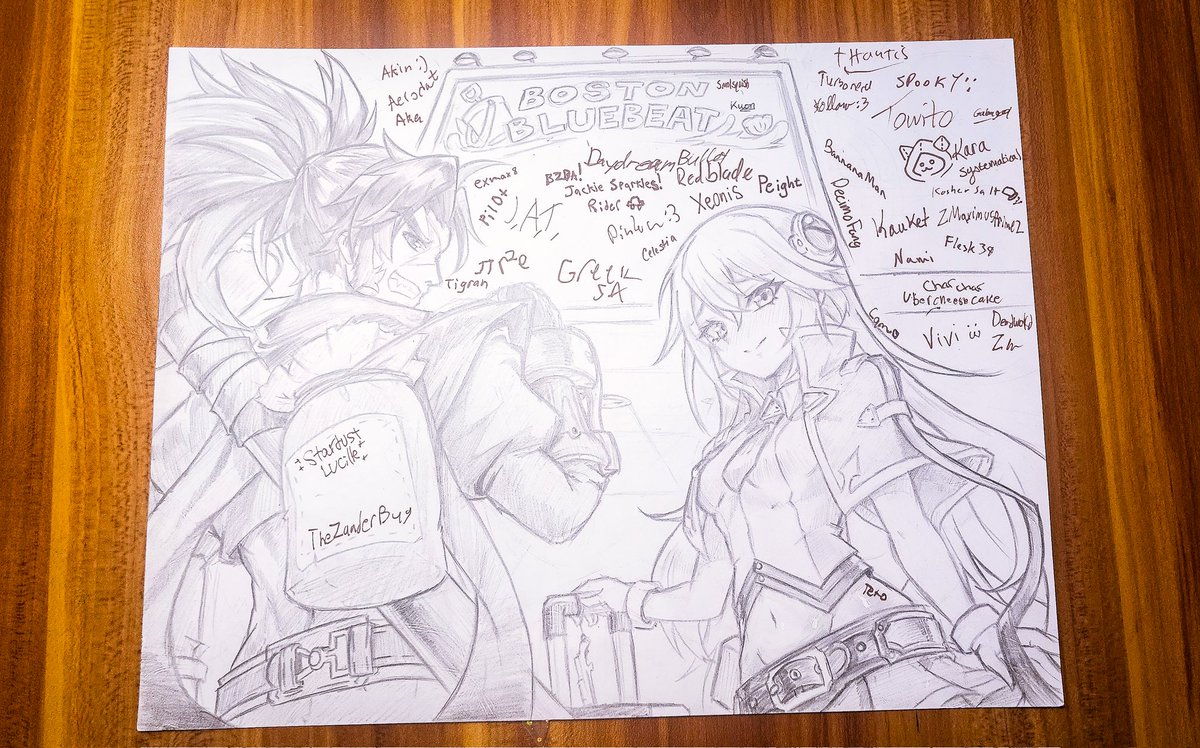 Thanks for pulling up to BBB. It was nice to swing by last minute, see old and new faces. At the end of the day, we're all just here to press buttons. #Bepisode <a href="/BostonBlueBeat/">BostonBlueBeat</a> Art by <a href="/freezeex/">Freeze-Ex @ Anime Expo AA M-18</a>