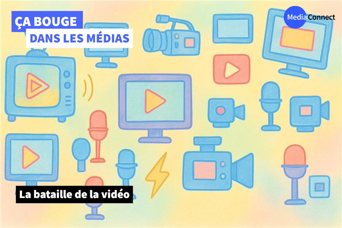 MediaConnectMC's tweet image. 🌴Cet été, (ré)écoutez les épisodes qui ont marqué la 4e saison de notre podcast « Ça bouge dans les médias ». 

📹1er volet consacré à la bataille de la vidéo : @BanijayFrance, @YouTube et @SO_PRESS_ . 

🎧Bonne écoute ! swll.to/qDOWts