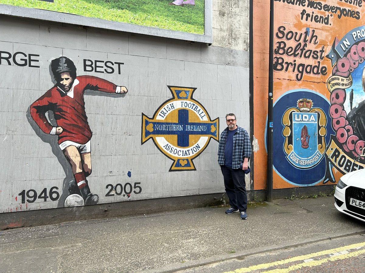 LiamMcIlvanney's tweet image. ‘And you know you gotta go, / On that train from Dublin up to Sandy Row…’