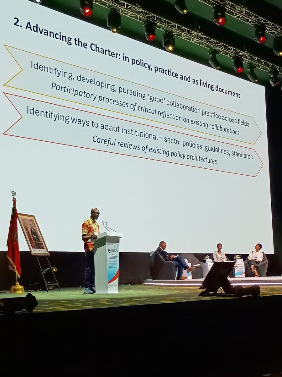 HUMA - Institute for Humanities in Africa (@huma_africa) on Twitter photo 👋 The #AfricaCharter is in focus at the 16th <a href="/AAU_67/">Association of African Universities</a> Quadrennial Conference in Rabat #Morocco. 2 years after its landmark launch in 2023, the Africa Charter for #TransformativeResearch Collaborations sparks critical dialogue & reshapes how research is imagined and practiced. 👋 The #AfricaCharter is in focus at the 16th <a href="/AAU_67/">Association of African Universities</a> Quadrennial Conference in Rabat #Morocco. 2 years after its landmark launch in 2023, the Africa Charter for #TransformativeResearch Collaborations sparks critical dialogue & reshapes how research is imagined and practiced.