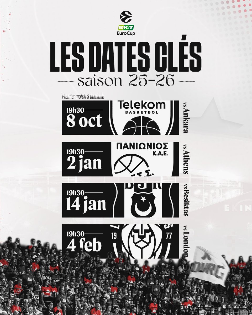 JLBourgBasket's tweet image. ๐๐๐ฌ ๐๐๐ฅ๐๐ง๐๐ซ๐ข๐๐ซ๐ฌ ๐๐๐ญ๐๐ฅ๐ข๐ ๐ฬ๐ฅ๐ข๐ญ๐ & ๐๐ฎ๐ซ๐จ๐๐ฎ๐ฉ ๐ฌ๐จ๐ง๐ญ ๐ฅ๐ฬ ๐๏ธ
Retrouvez toutes les dates clรฉs ร Ekinox pour la saison 25-26, histoire de bien se chauffer avant la rentrรฉe ๐ฅ
Quelle date allez-vous cocher en premier ? ๐
#WeRedy