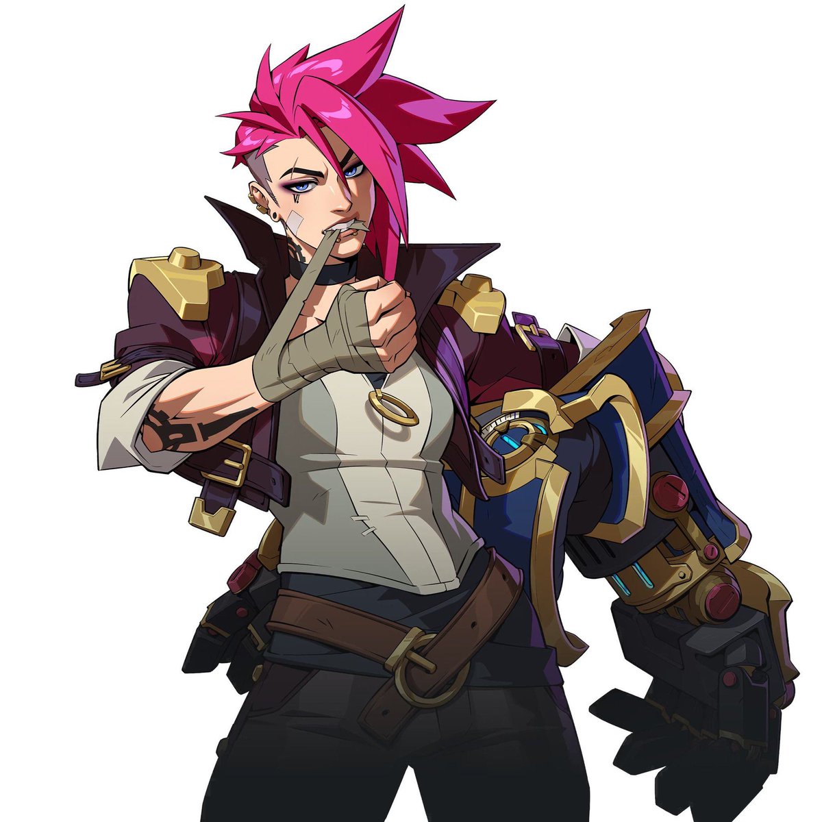 viollynt's tweet image. the way the O ring sits on her hips like they weren't even subtle with that GODDAMN