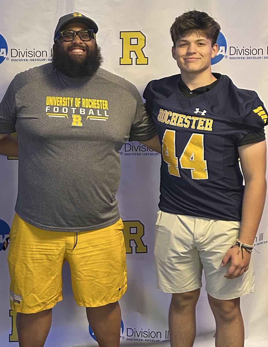 Tristan Owen (@tristan_owen215) on Twitter photo After an unforgettable visit and great talk with <a href="/IamcoacHHeav/">Jason Henshaw</a>, I’m blessed to receive an offer from <a href="/UofRFootball/">Rochester Football</a>! Grateful for the opportunity‼️
<a href="/ChadMartinovich/">Chad Martinovich</a> <a href="/CoachMHendricks/">Mark Hendricks</a> <a href="/FBCGilliam/">Wayne Gilliam II</a> <a href="/ScoutNickP/">Coach Nick Pennisi</a> <a href="/BrendanScoutsNJ/">Coach Brendan</a> <a href="/Dragons_AD/">Kingsway Athletics</a> <a href="/KingswayWrestle/">Kingsway Wrestling</a> <a href="/PrepRedzoneNJ/">Prep Redzone New Jersey</a> <a href="/Mtrible/">Mark Trible</a> After an unforgettable visit and great talk with <a href="/IamcoacHHeav/">Jason Henshaw</a>, I’m blessed to receive an offer from <a href="/UofRFootball/">Rochester Football</a>! Grateful for the opportunity‼️
<a href="/ChadMartinovich/">Chad Martinovich</a> <a href="/CoachMHendricks/">Mark Hendricks</a> <a href="/FBCGilliam/">Wayne Gilliam II</a> <a href="/ScoutNickP/">Coach Nick Pennisi</a> <a href="/BrendanScoutsNJ/">Coach Brendan</a> <a href="/Dragons_AD/">Kingsway Athletics</a> <a href="/KingswayWrestle/">Kingsway Wrestling</a> <a href="/PrepRedzoneNJ/">Prep Redzone New Jersey</a> <a href="/Mtrible/">Mark Trible</a>