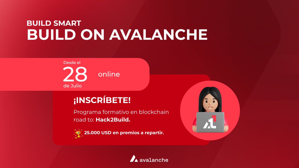 Team1LatAm's tweet image. ¿Listo para pasar de la idea al producto?
Este bootcamp es tu punto de partida para construir algo real en blockchain.

Del 28 de julio al 11 de agosto, te esperamos con workshops, mentorías y la comunidad de Team1, que llevará sus ideas al siguiente nivel en la Hack2Build, la…