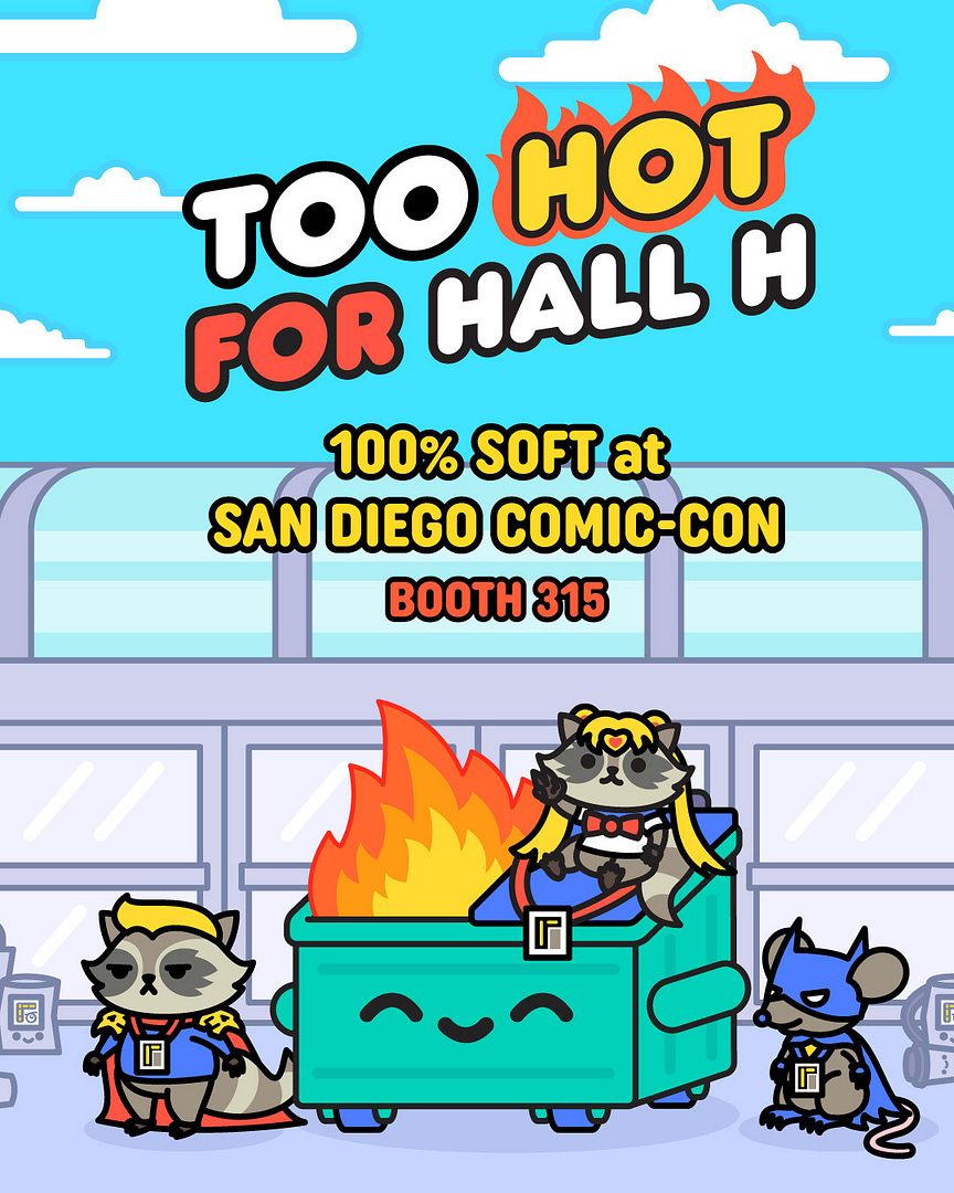 100% Soft Unveils New Dumpster Fire Editions and Marvel Collabs for SDCC 2025! dlvr.it/TM3PMk #100Soft #Convention #Featured #SDCC #VinylToys