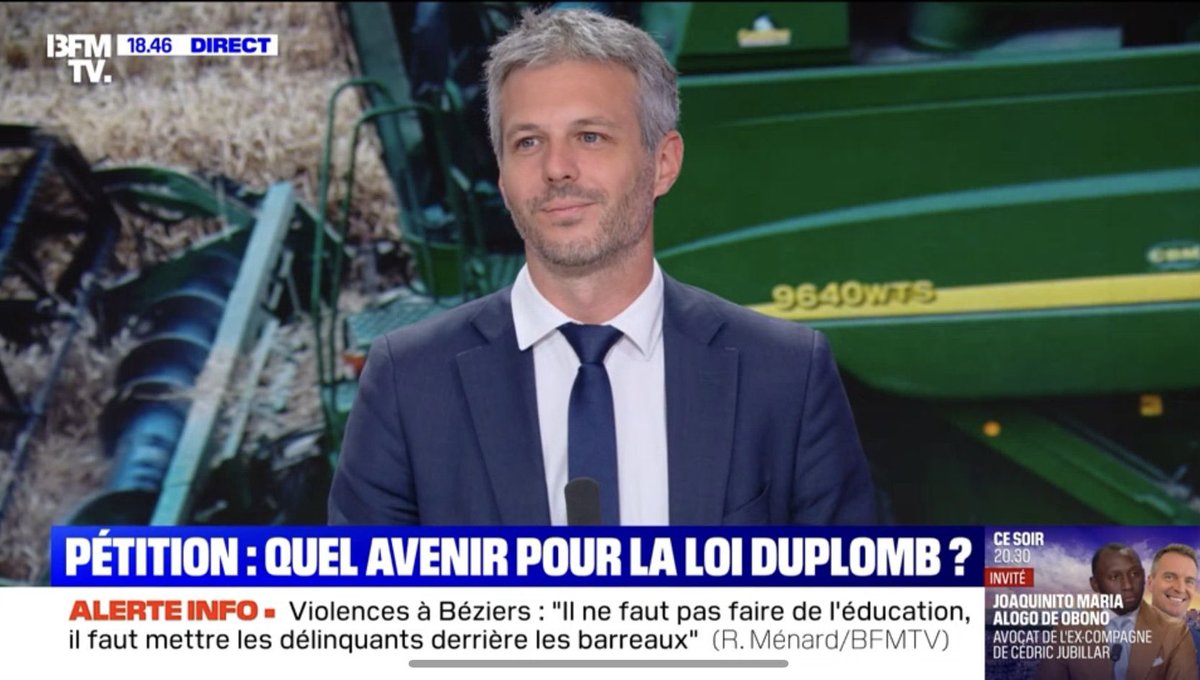 LoicKervran18's tweet image. Non aux menaces, oui au débat.
Non aux fake news, oui à la science.
Non à l’émotion, oui à la raison.
Sur quelques chaînes nationales pour parler de la loi Duplomb.