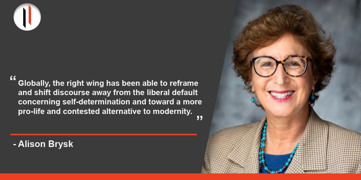 ILLSP_GWU's tweet image. New interview! Alison Brysk discusses her book Abortion Rights Backlash, plus globalization, nationalism, and humanitarianism today. Give it a read!
illiberalism.org/alison-brysk-o…