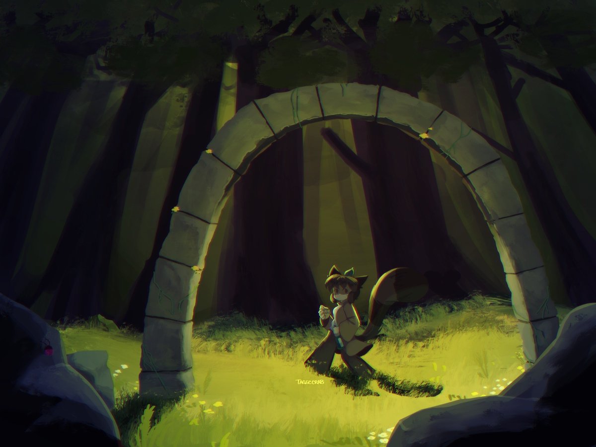 tagsccrabalt's tweet image. &quot;wow, that stone gate thing&apos;s shaped like an @Arched2135