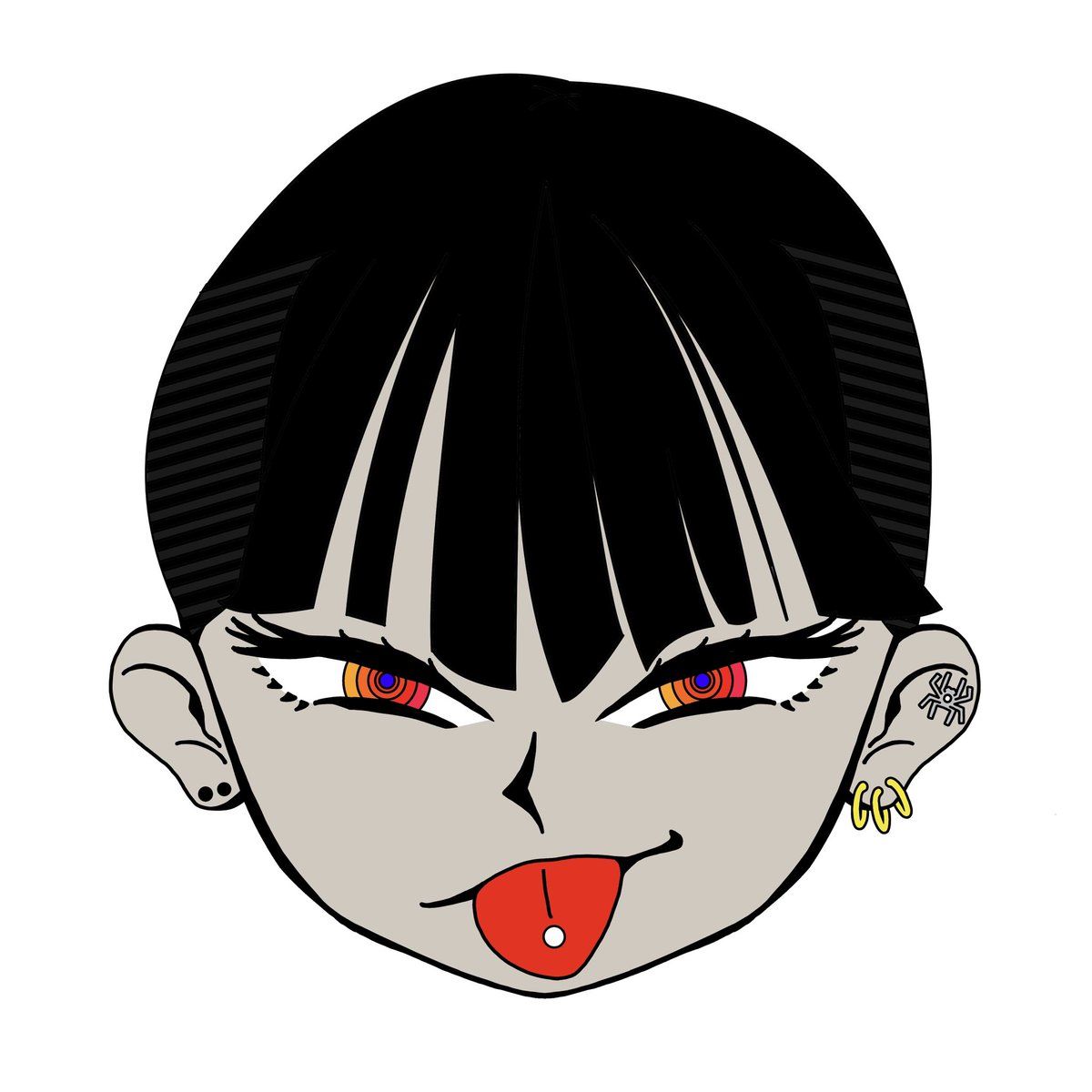 SmilePlunder's tweet image. 眠いから中断！前よりは上達してる！
明日は全身描けるといいね〜
#イラスト