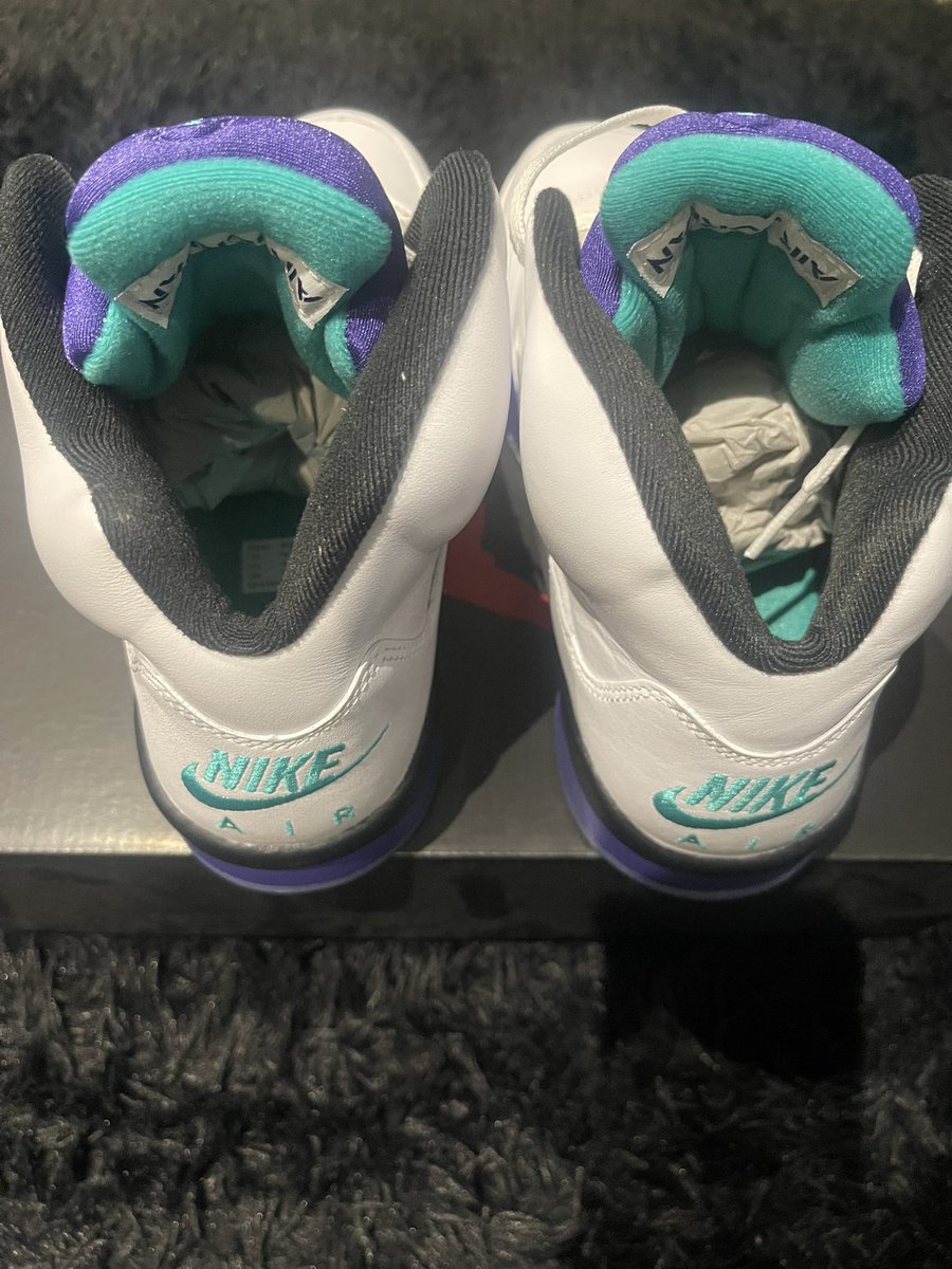 petrich23's tweet photo. Jordan Retro 5 Grape 🍇🍇 https://t.co/w7vMTD6LLf