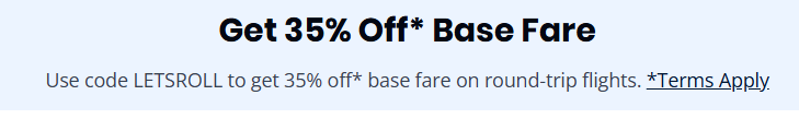 garyleff's tweet image. Not sure I ever expected an airline to use Todd Beamer's famous United flight 93 call to action as a promo code.
Does @BreezeAirways get a pass because they're new? flybreeze.com/page/promo-ter…