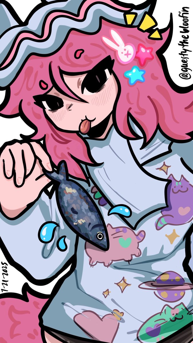 G2646o's tweet image. fishy fishy out of sea
what fish will my next snack be

idk i think it’s a sardine

this is my avatar in roblox btw
#robloxart