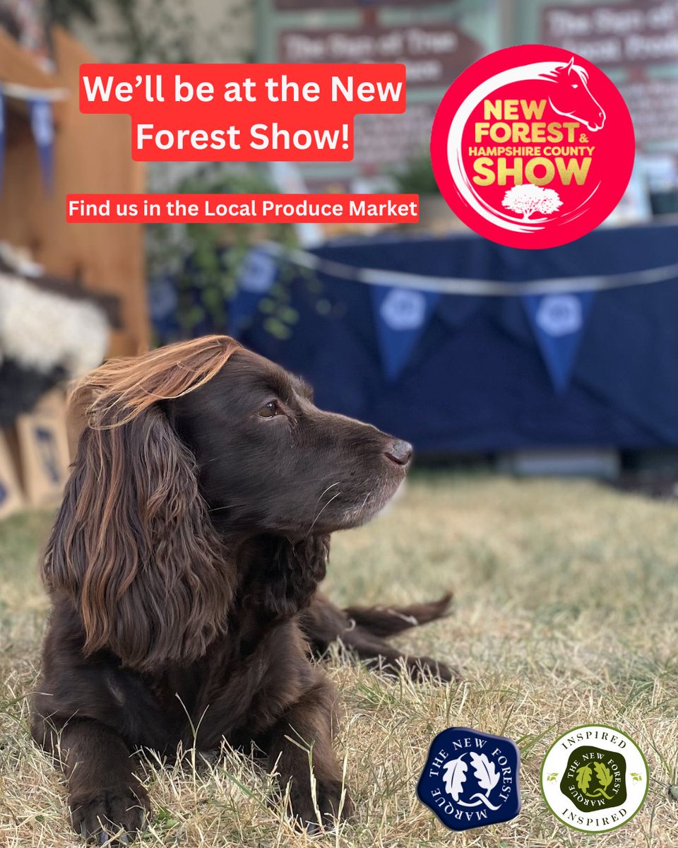 Only 1 week to go until the #NewForestMarque returns to the popular New Forest Show on 29, 30, 31 July.

We'll be back alongside our fantastic Marque members with the finest local food &amp; drink for you to try &amp; buy. Say hello - we'll be in the Local Produce Market!