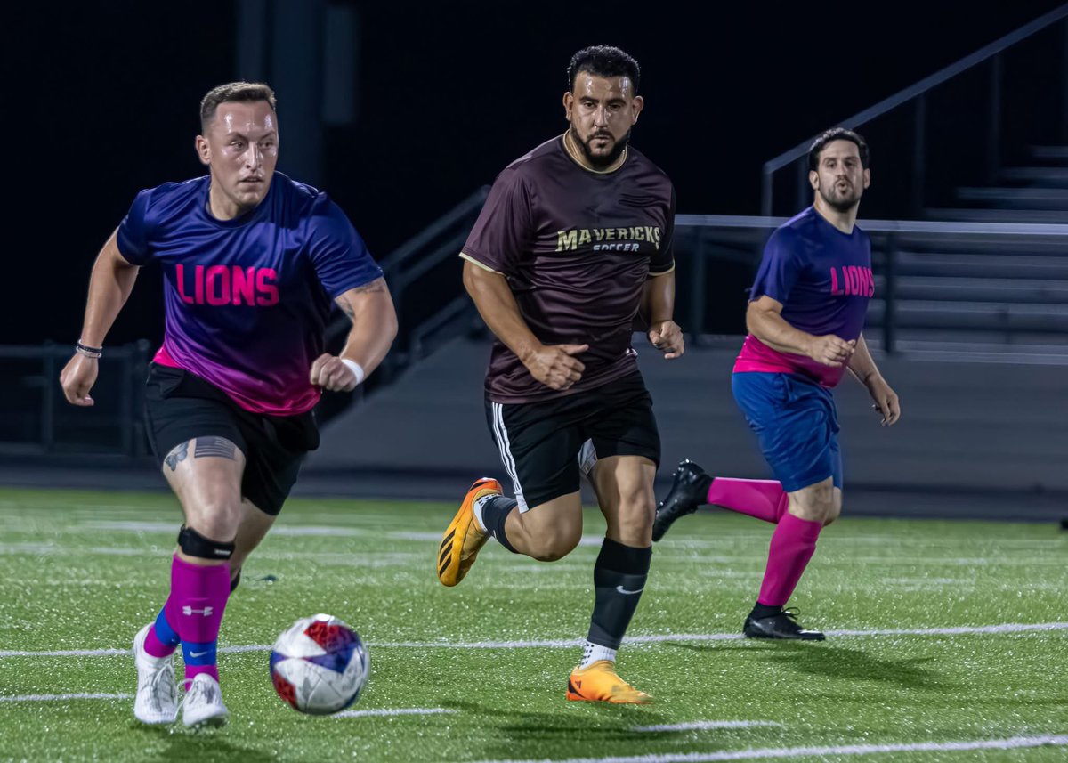 AACOPD's tweet image. The “Blue Lions,” a team formed by Anne Arundel County officers, professional staff, and members of our community, won their semi-final match last night!
After double overtime and a 1-1 tie, they came out on top in a 14–13 penalty shootout.