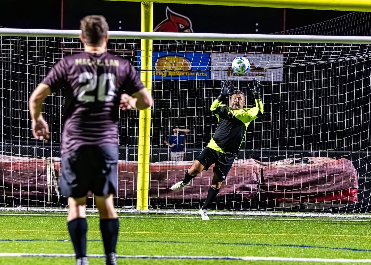 AACOPD's tweet image. The “Blue Lions,” a team formed by Anne Arundel County officers, professional staff, and members of our community, won their semi-final match last night!
After double overtime and a 1-1 tie, they came out on top in a 14–13 penalty shootout.