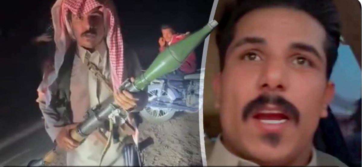 AzatAlsalim's tweet image. Khalid,one of Syrian asylum seeker in the Netherlands was seen with a rocket threatening and aiming to massacre Druze people in Syria!