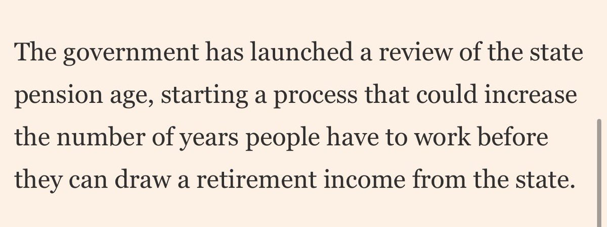 Tobeech's tweet image. Civil servants and people reliant on state pensions are so screwed man