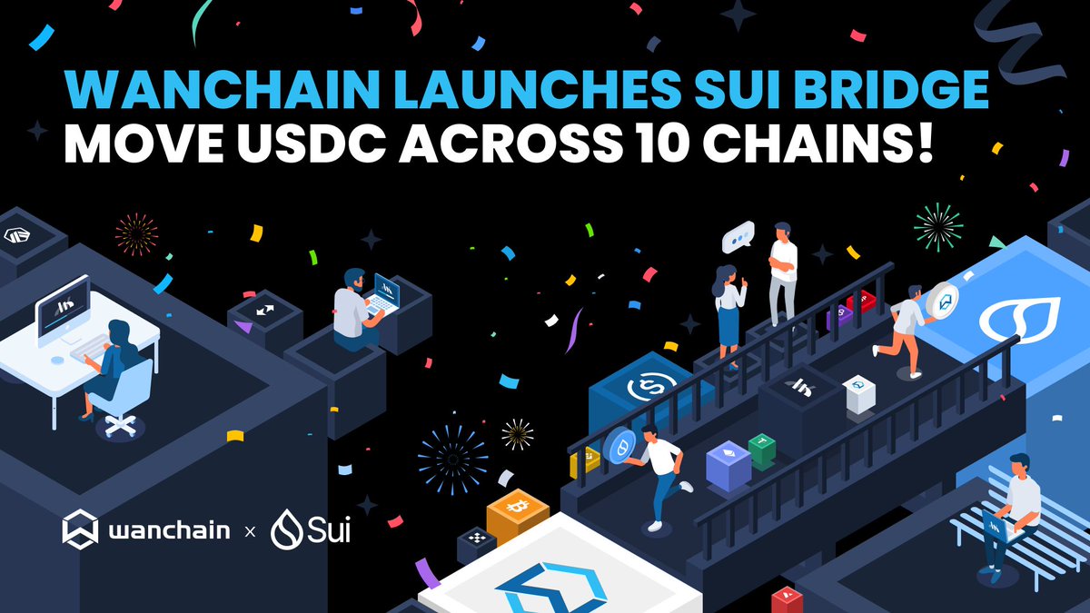 #Wanchain launches a new Sui Bridge! 

DeFi season on <a href="/SuiNetwork/">Sui</a> is heating up. Use bridge.wanchain.org to move $USDC between Sui and 10 other chains.

More chains coming soon!

Find out all the details in our latest article👇
medium.com/wanchain-found…