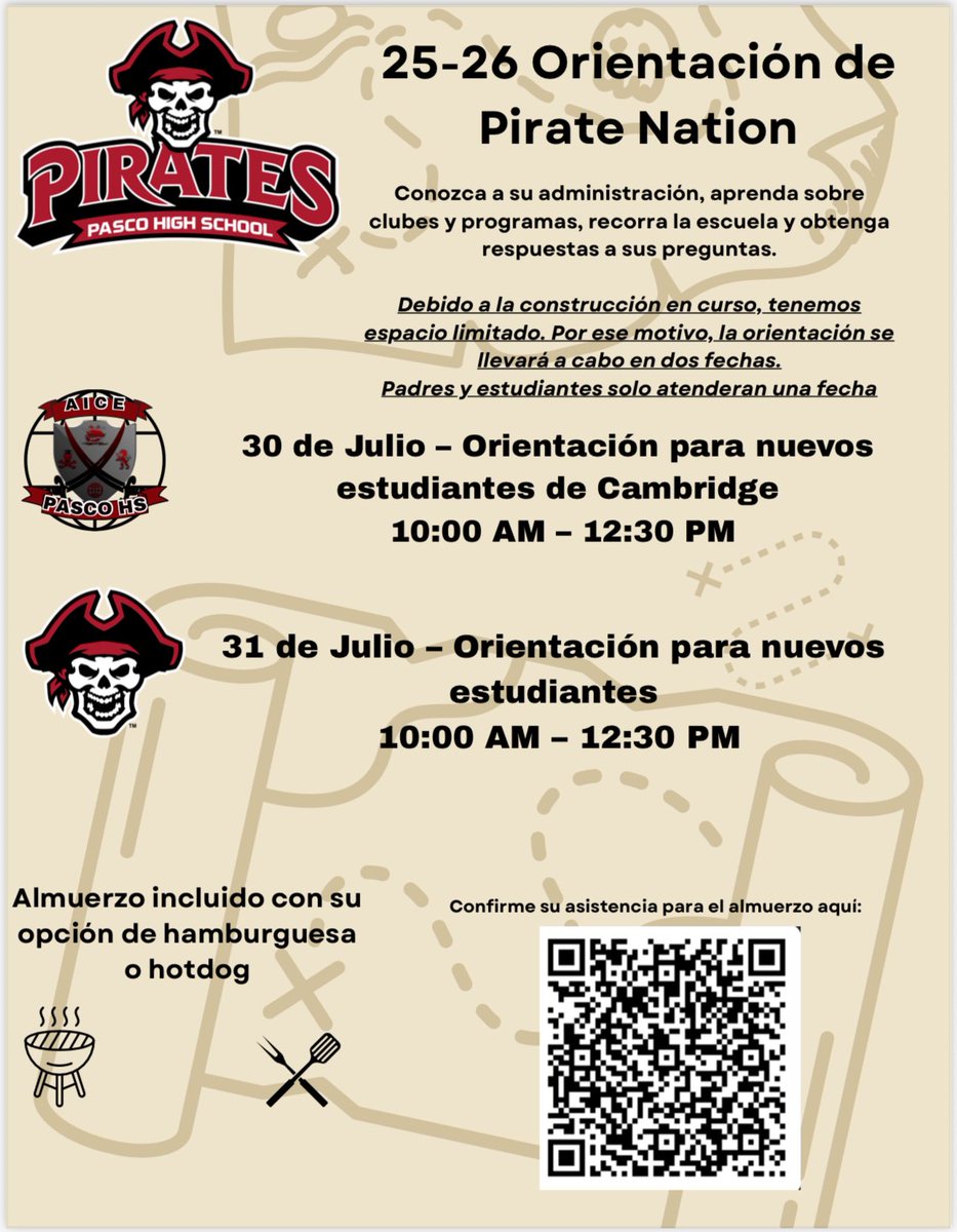 Looking forward to meeting our new Pirates next week! Be sure to RSVP for the event!