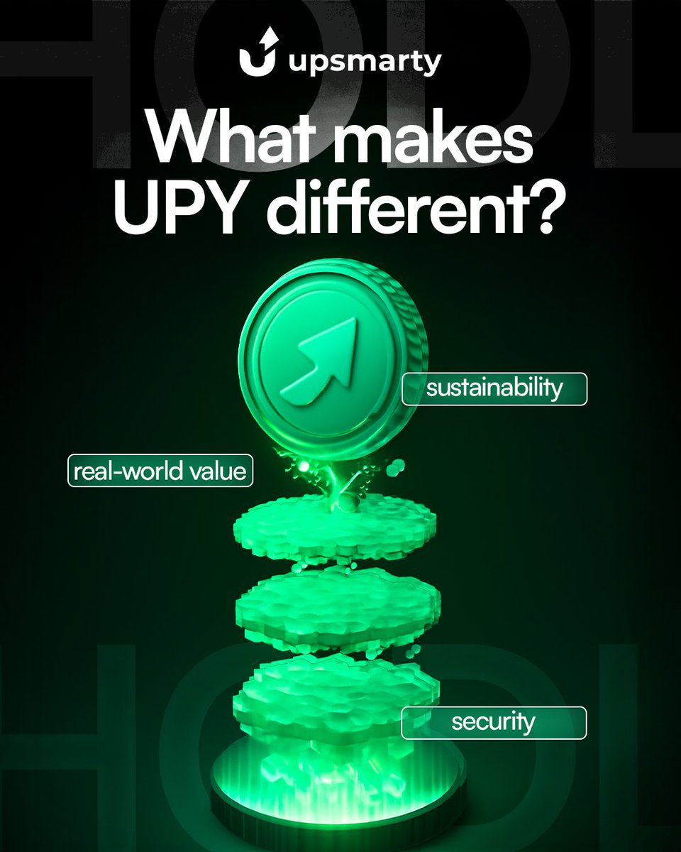 Upstarty Token (@upstartytoken) on Twitter photo With $UPY, your investment is backed by real-world assets in key sectors like green energy and cryptocurrency.
π Get started with $UPY now and secure your financial future!
#upy #futureinvesting #sustainablegrowth With $UPY, your investment is backed by real-world assets in key sectors like green energy and cryptocurrency.
π Get started with $UPY now and secure your financial future!
#upy #futureinvesting #sustainablegrowth
