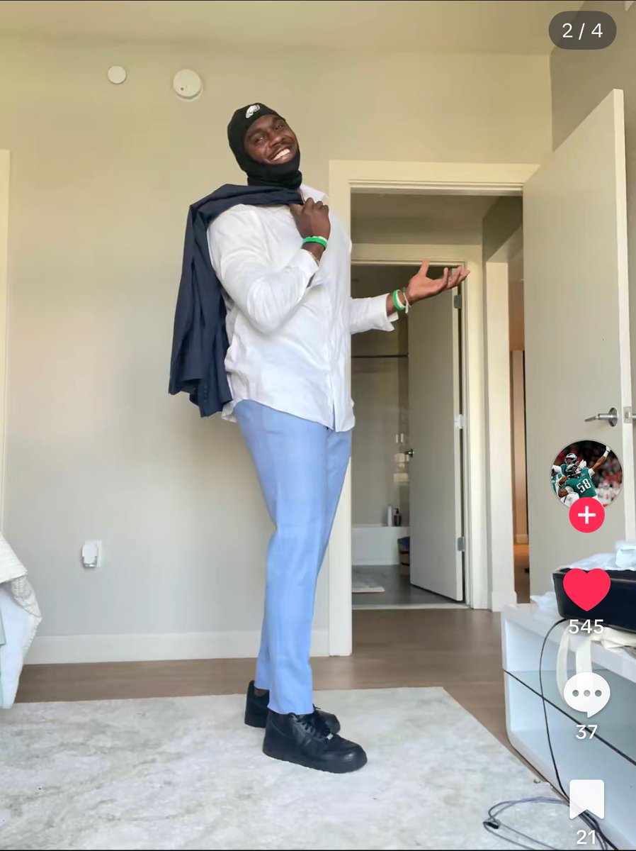 clay_fink's tweet image. Jalyx Hunt won the Super Bowl as a rookie and now he’s ready for year 2. Thank you Tiktok algorithm for showing me this post