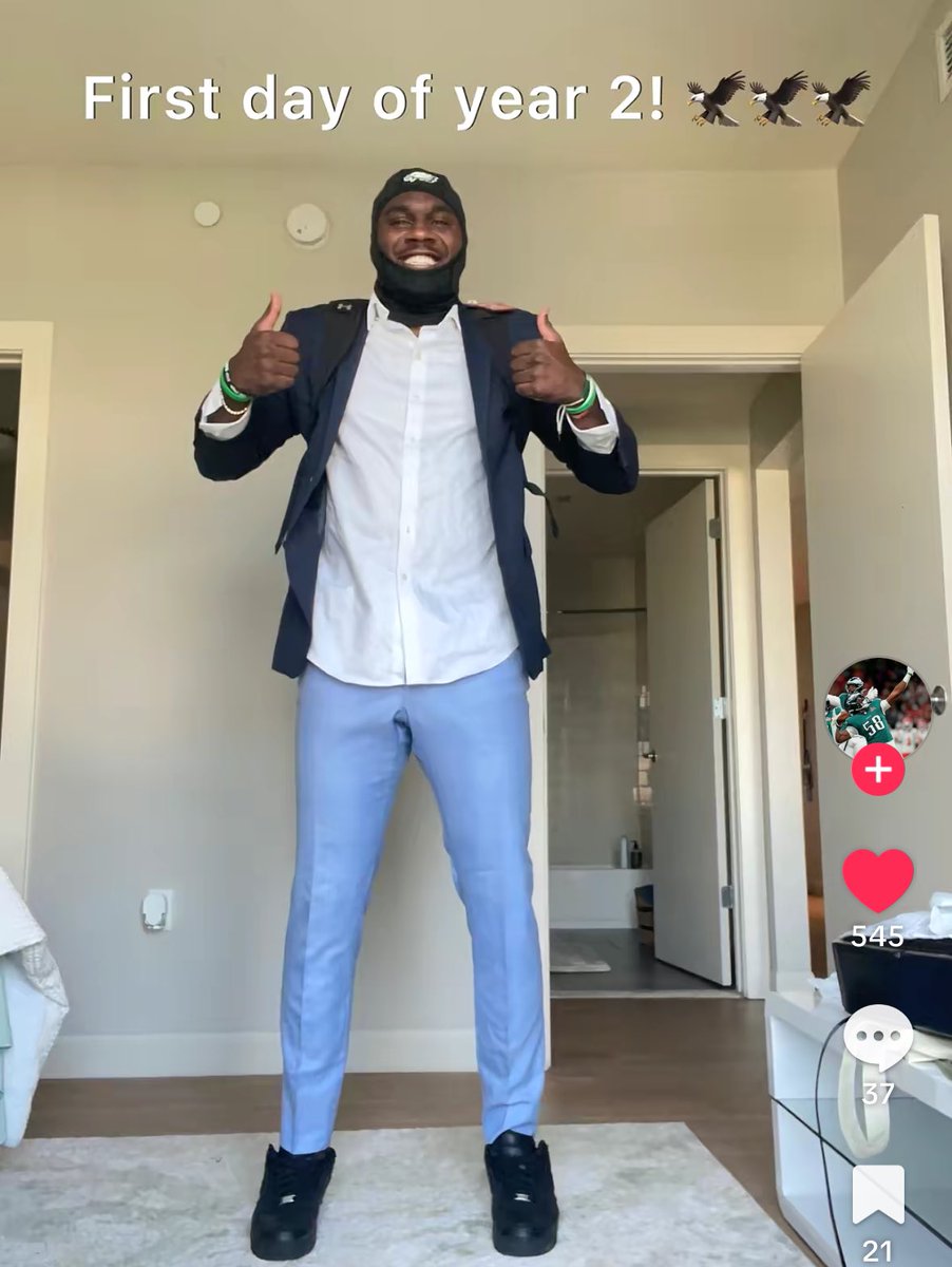 clay_fink's tweet image. Jalyx Hunt won the Super Bowl as a rookie and now he’s ready for year 2. Thank you Tiktok algorithm for showing me this post