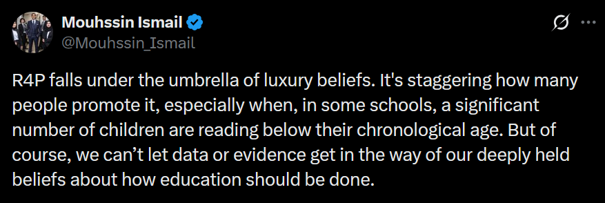 AdamHighcliffe's tweet image. Reading for pleasure: a 'luxury belief'. 😮
A reminder that for the functionalists in education, there is only competition, curriculum, grades - not joy, engagement, happiness.
