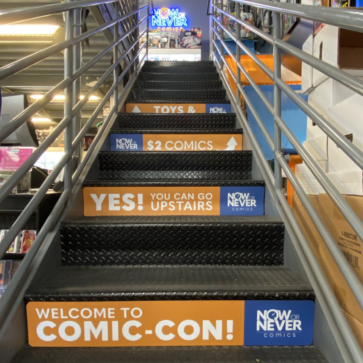 NowOrNeverComic's tweet image. Welcome to Comic-Con! A lot of you are visiting from out of town so we wanted to shout out some of our fav spots:
Super7
Pokez
Hey Books!
FeelIt Records
Bards & Cards
TNT Pizza
Normal Records
Tito Rick’s Garage
Hodads
Village Cafe
Coin Op
SD isn’t just the convention center! 💙