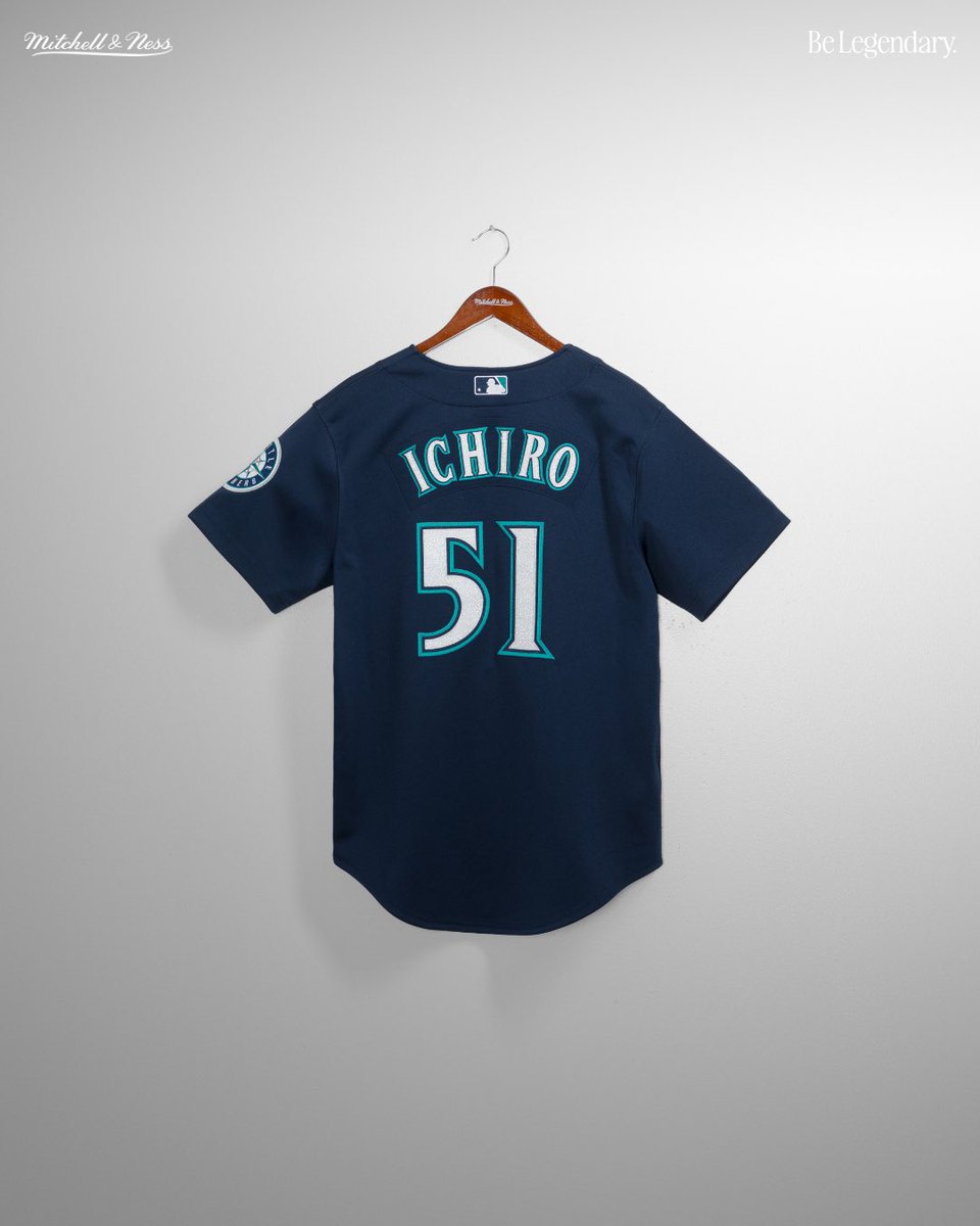 mitchell_ness's tweet image. A Pioneer’s Legacy Enshrined.
In honor of Ichiro Suzuki’s induction into the National Baseball Hall of Fame, Mitchell &amp; Ness proudly presents two timeless tributes: the 2004 Seattle Mariners Vintage Jersey, and the 2006 Seattle Mariners BP Jersey.
Celebrate the career of one of…