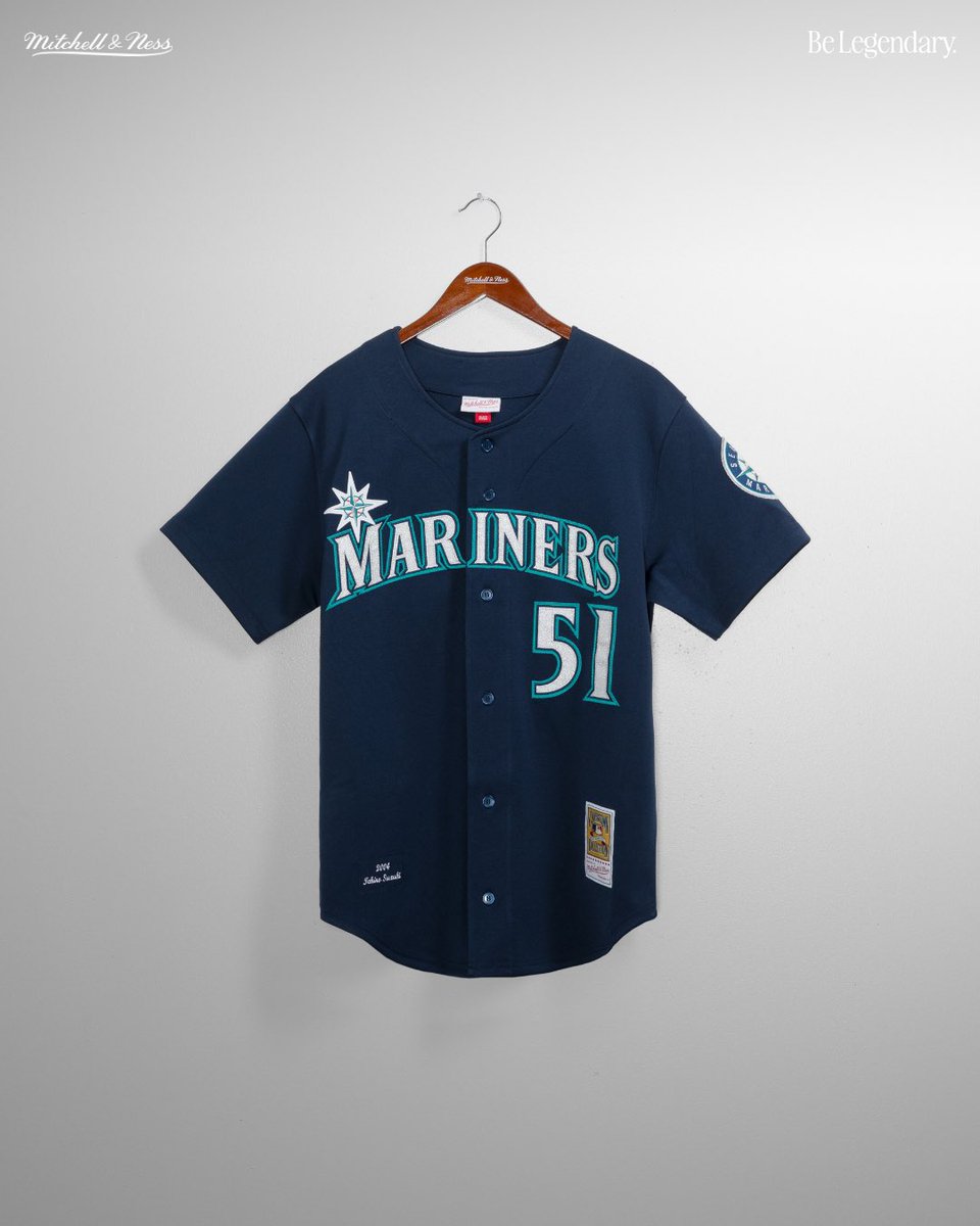mitchell_ness's tweet image. A Pioneer’s Legacy Enshrined.
In honor of Ichiro Suzuki’s induction into the National Baseball Hall of Fame, Mitchell &amp; Ness proudly presents two timeless tributes: the 2004 Seattle Mariners Vintage Jersey, and the 2006 Seattle Mariners BP Jersey.
Celebrate the career of one of…