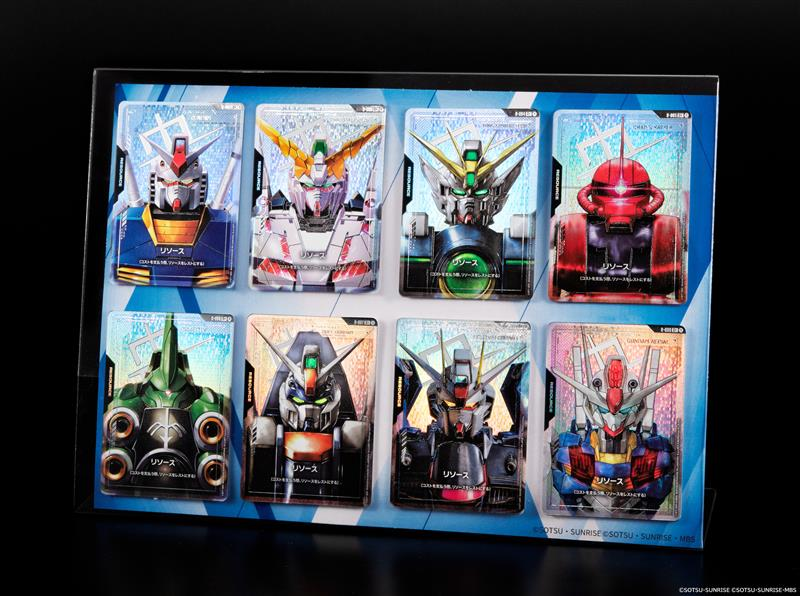 spoilsandloot's tweet image. Alt art version of the resource cards for the new Gundam TCG. We're almost to the release day!