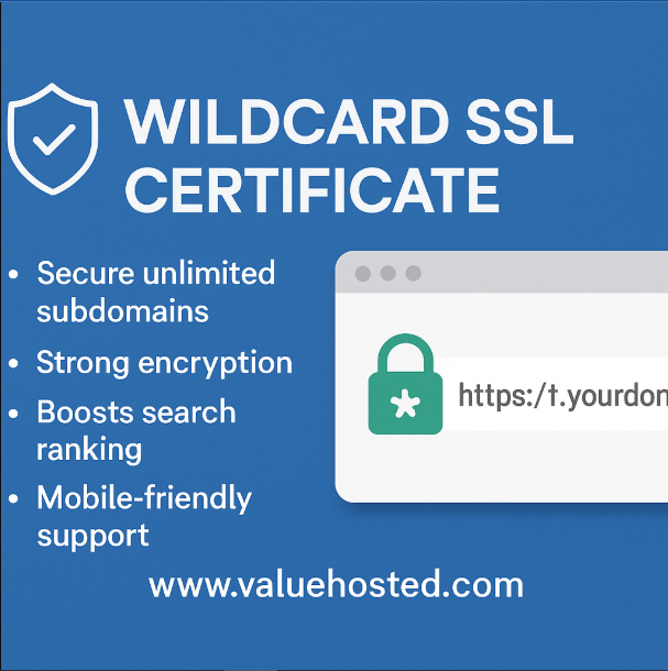 Valuehosted's tweet image. Upgrade your website security with our SSL certificates! Show your customers that their data is safe with encrypted connections. Get started today!
#SSL #security #trustworthy #encryptedconnections #valuehosted #webhosting