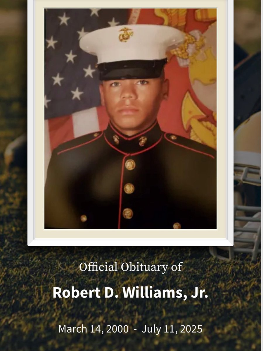 We are extremely saddened by the loss of one of our current players Robert Williams Jr. He was a truly remarkable man who will be greatly missed by all who were around him.  For more details: solimine.com/obituaries/Rob…