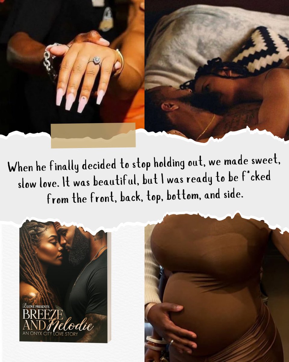 New Release!

When he finally decided to stop holding out, we made sweet, slow love. It was beautiful, but I was ready to be f*cked from the front, back, top, bottom, and side. ~ Melodie ~

bit.ly/BreezeandMelod…