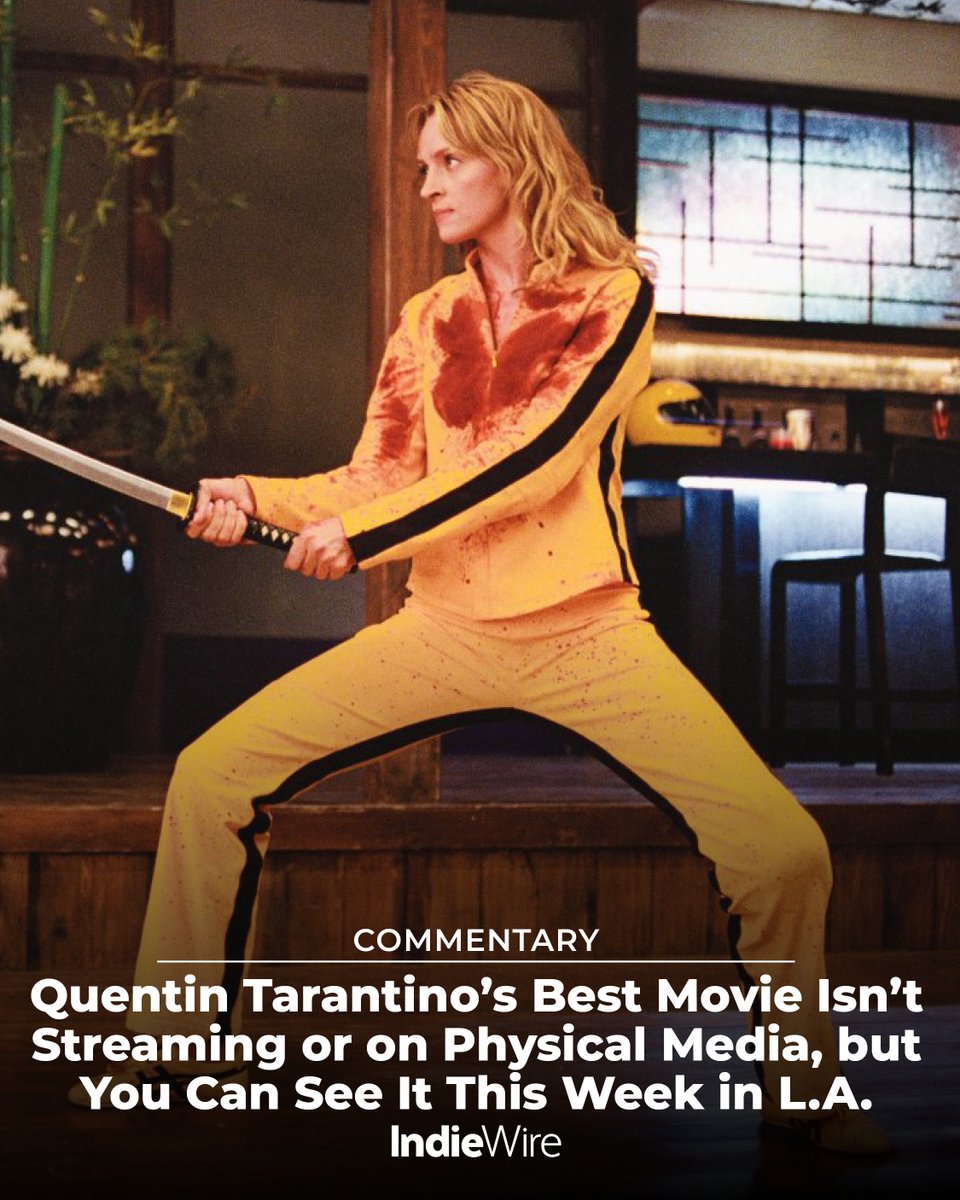 IndieWire's tweet image. The 258-minute "Kill Bill: The Whole Bloody Affair" has barely screened since Cannes 2006, but it's arguably the director's greatest work — and one of the best American movies of the 21st century.
We explain why: indiewire.com/features/comme…