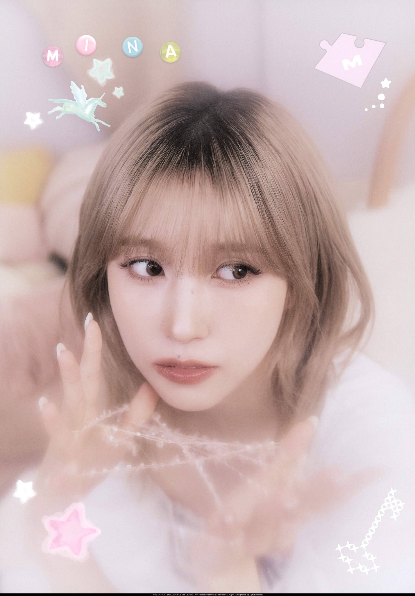 TWICE ONCE BEGINS ミナ 公式クリアファイル TWICE MINA ミナ グッズ クリアファイル 新作写真 K-POP