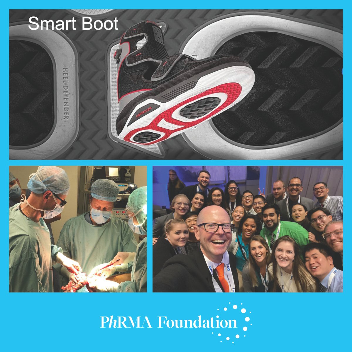 PhRMAfoundation's tweet image. PhF awardee @DGArmstrong @KECKSchool_USC is helping patients better manage diabetic foot ulcers using a smart boot and remote monitoring platform to enhance limb preservation and reduce health disparities for disadvantaged populations.
Learn more: phrmafoundation.org/news-events/bl…