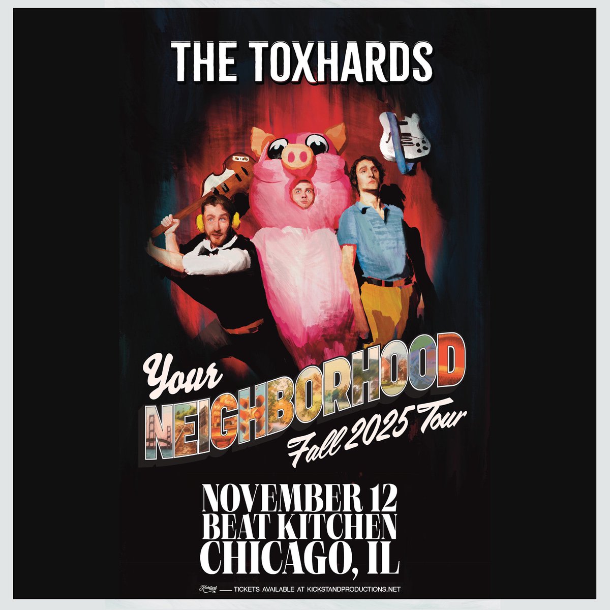 🎸JUST ANNOUNCED🎸
THE TOXHARDS | Wednesday, November 12 | 17+
*On sale Fri, Jul 25 @ 10AM 
Tickets @ beatkitchen.com