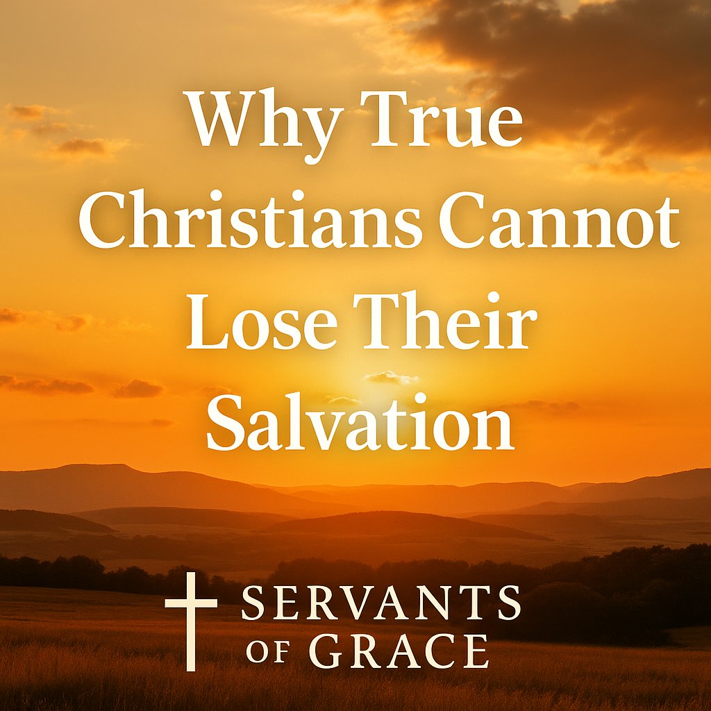 Servantsofgrace's tweet image. This article by Dave Jenkins explores why believers are secure in Christ—because salvation is God’s promise, not our performance.

👉 servantsofgrace.org/why-true-chris…

#EternalSecurity #ServantsOfGrace #SoundDoctrine #BiblicalTruth