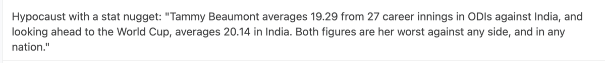 bestcricstories's tweet image. Brilliant by @_hypocaust this. Could be the reason for England's loss this year.