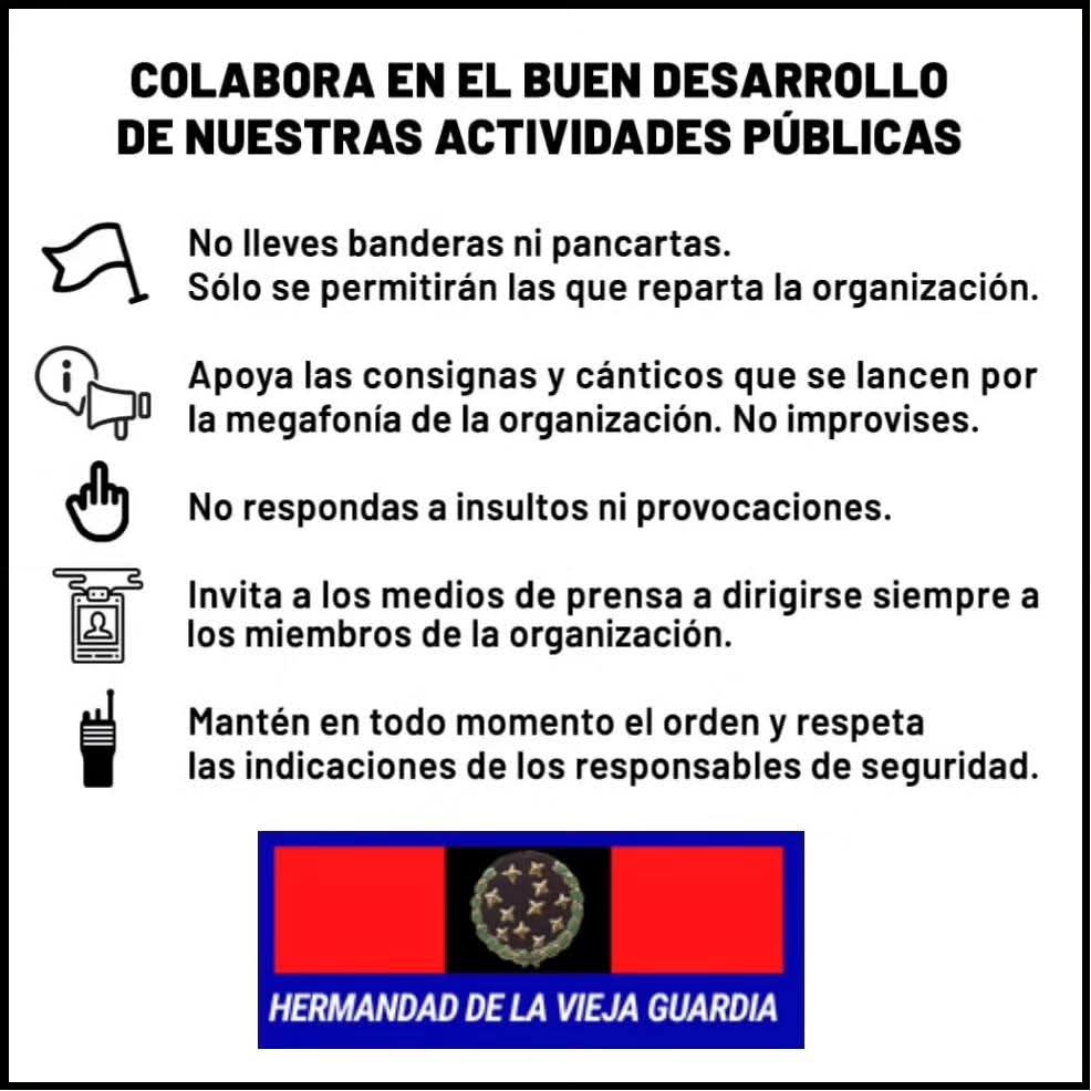 fe_valladolid's tweet image. 📣 El sábado 26 de Julio a las 14:00h.
👉🏻Homenaje y Recuerdo a ONESIMO REDONDO ORTEGA
Lugar: Monumento de Labajos.
Convoca: Hermandad de la Vieja Guardia.
ACUDE!!!
NO FALTES!!!
🔴⚫🔴