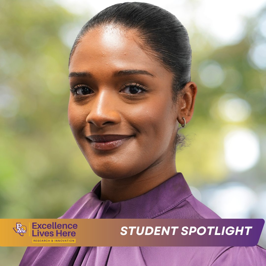 STUDENT SPOTLIGHT:

Meet Autumn Sinclair, an outstanding RISE student whose dedication and hard work are making waves in research at Prairie View A&amp;M University!

Click here to read more:
pvamu.edu/research/post/…

#PVAMU #PVAMUResearch #R2 #FacultyRISEProgram