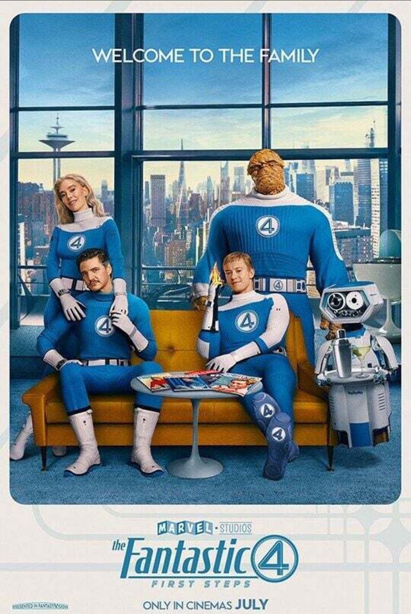 moviearcher's tweet image. THE FANTASTIC FOUR: FIRST STEPS is a welcome breath of fresh air for Marvel. The family friendly adventure is perfectly cast and gorgeously stylized. @fantasticfour
SPOILER FREE REVIEW: 🎯
moviearcher.com/2025-reviews/t…
#fantasticfour #pedropascal #vanessakirby #josephquinn