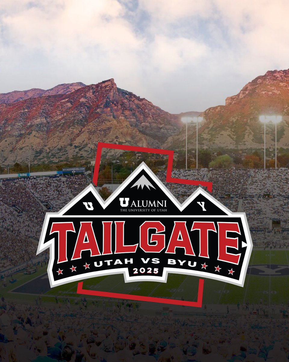 The countdown is ON: U Alumni’s 2025 tailgate schedule is here! 🏈

📍 Aug 30 – UCLA (Pasadena)
📍 Sept 27 – WVU (Morgantown)
📍 Oct 18 – BYU (Provo)

🍔 Food &amp; drinks included w/ registration
🎟️ Game tickets sold separately
🔗 Link in bio → Tailgate Central