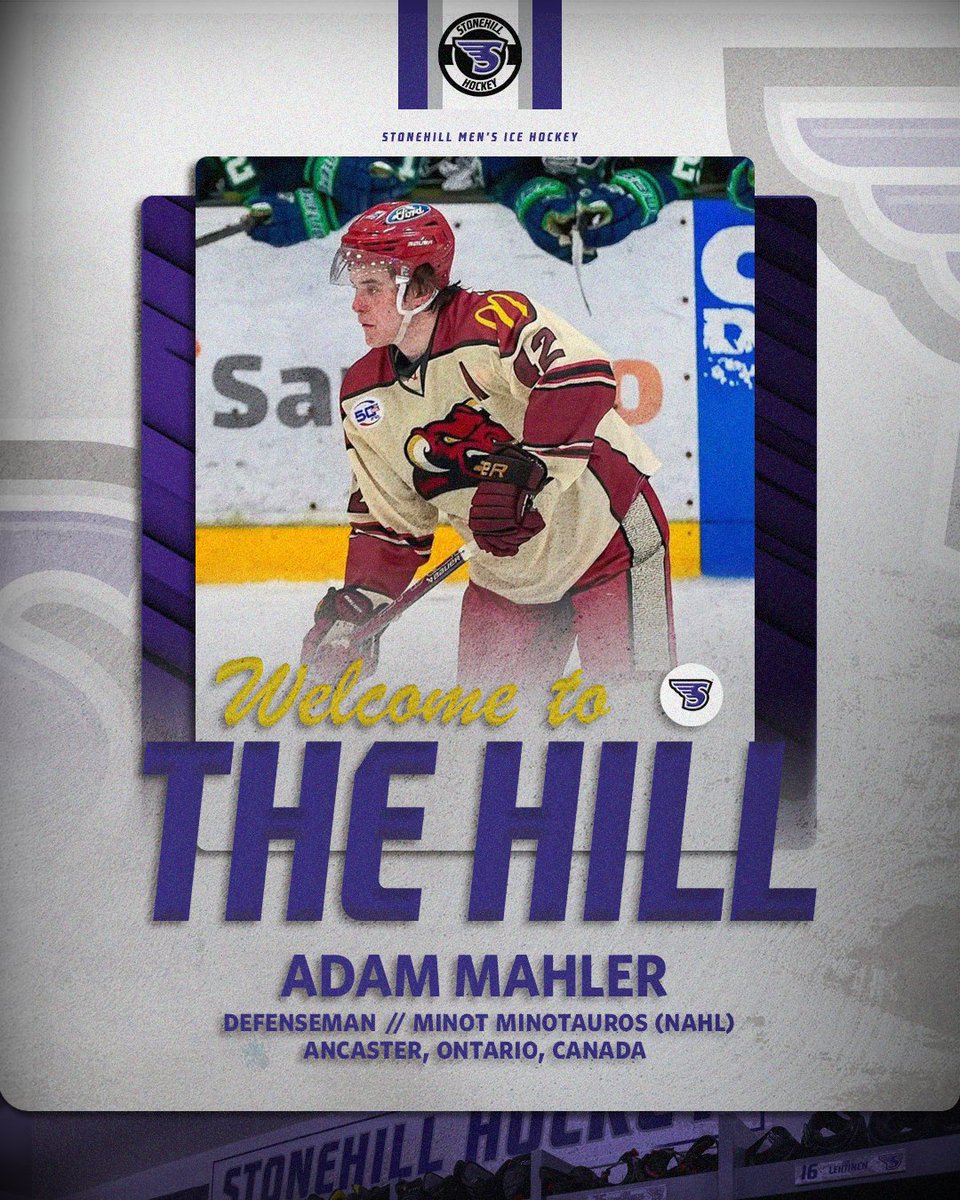 Excited to welcome Adam Mahler to the 'Hill for the start of the 2025-26 season! 🎉✍️

#GoHill | #BeBold