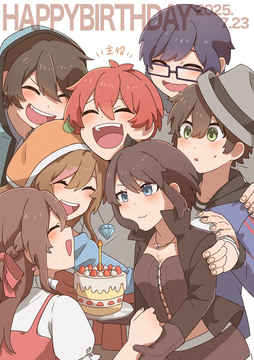 ともさんお誕生日おめでとうございます🎉
#赤髪のとも誕生祭2025 #赤pic