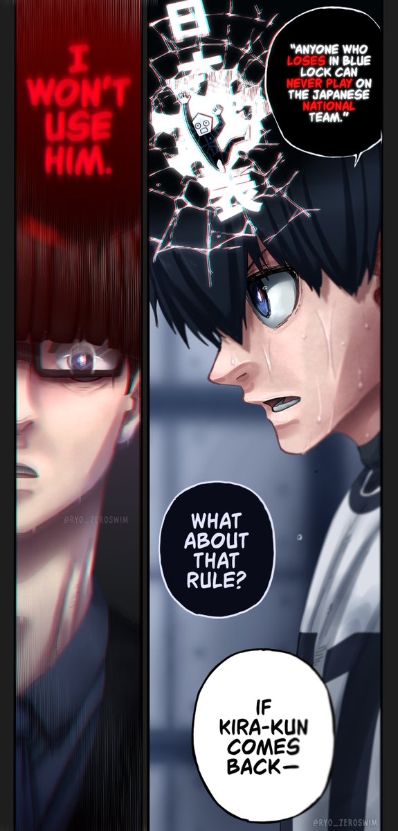 Ryo_ZeroSwim's tweet image. ego said no-no
blue lock chapter 311 | no robar - don't steal
#BLLK #BlueLock #mangacoloring #isagiyoichi #egojinpachi