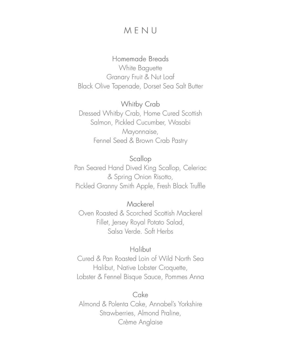 A TASTE OF THE SEA

Friday 25th July
Six-Course Tasting Menu
£95

An evening of exquisite flavours in association with Hodgson’s Fish.
We celebrate the best of the season’s freshest seafood, thoughtfully prepared by our chefs.

Booking essential - last few tables

@hodgsonfish