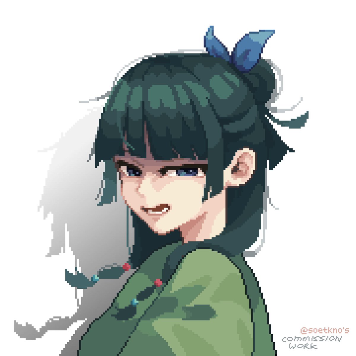 soetkno's tweet image. Maomao for @endorfire. This was a fun one she's so fun I had so much fun. Tysm for commissioning me! 🤝
#pixelart #ドット絵